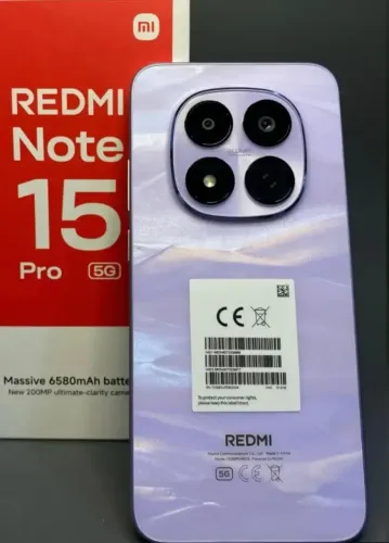 Redmi Note 15 Pro 5G 512GB 8RAM Novo