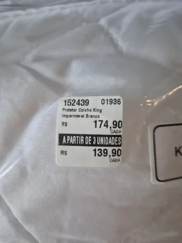 Protetor colchão king altenburg impermeável nunca usado