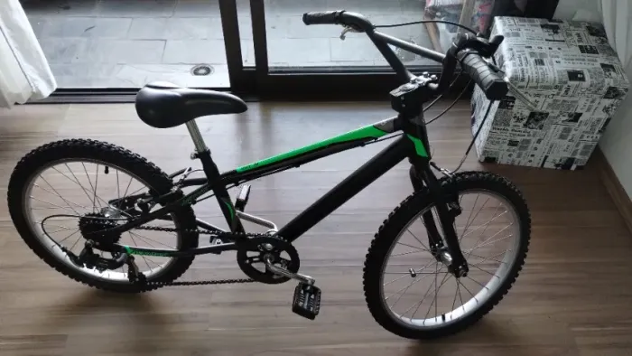 Bicicleta Infantil Blade Green Aro 20 Com Marcha Nathor