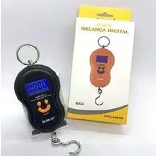 balança digital portátil com gancho até 50kg viagem , bagagem