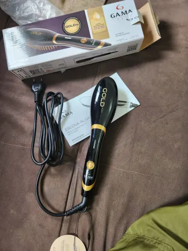 Escova alisadora gama gold ion