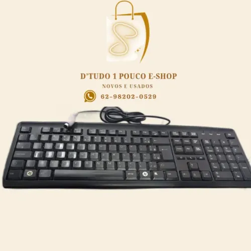 Teclado entrada ps2 COM FIO- PEÇA DE MOSTRUÁRIO
