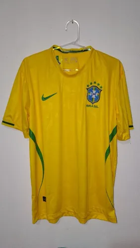 Camisa do Brasil amarela 3D Premium Tam G