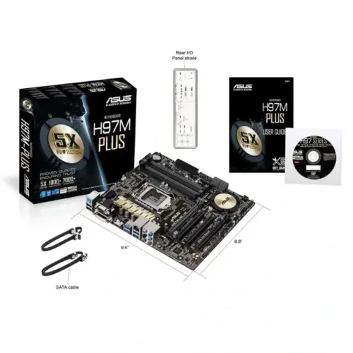 ASUS H97m-Plus SSD M.2 NVME  c/ 4 Gb DDR3 RAM (Leia...)