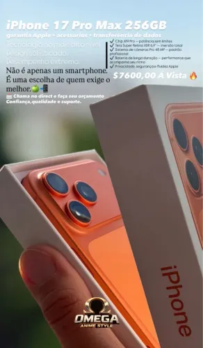 iPhone 17 pro Max 256 gigas LACRADO