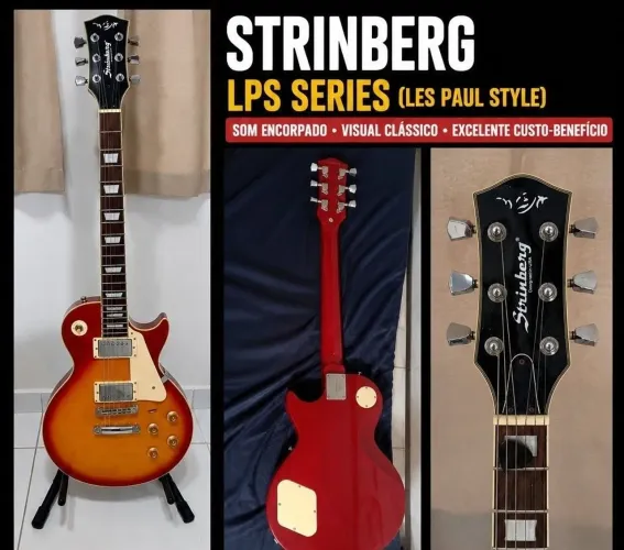 Kit Completo Guitarra Strinberg Les Paul