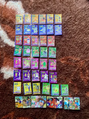 Coleção de tazos digimon