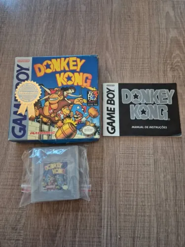 Fita Donkey Kong de Game Boy + Manual e Caixa Originais