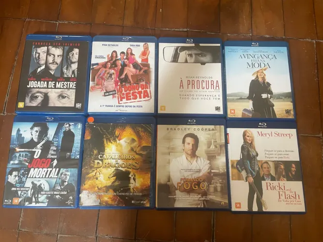 Lote com 8 Blu-rays Originais - Ótimo Estado | Filmes Variados