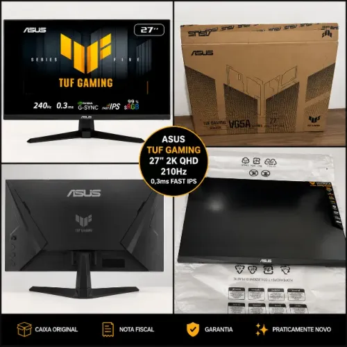 ASUS TUF GAMING 27" 2K QHD 210Hz 0,3ms FAST IPS