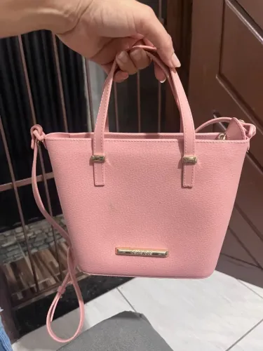 Bolsa pétit jolie TAM médio cor rose