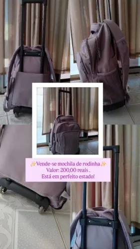 Mochila de rodinhas Yola