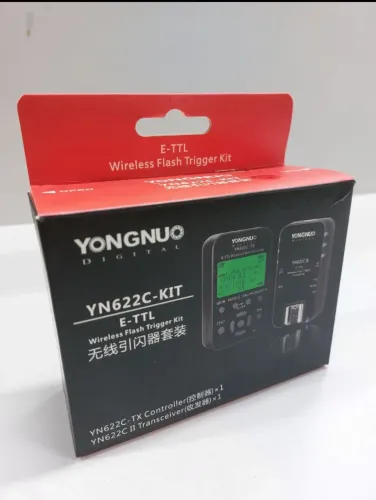RADIO FLASH YOGNUO YN 622C KIT ETTL SEMI-NOVO 