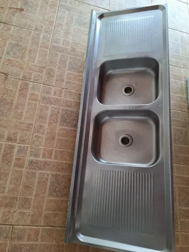 Pia inox 02 cubas