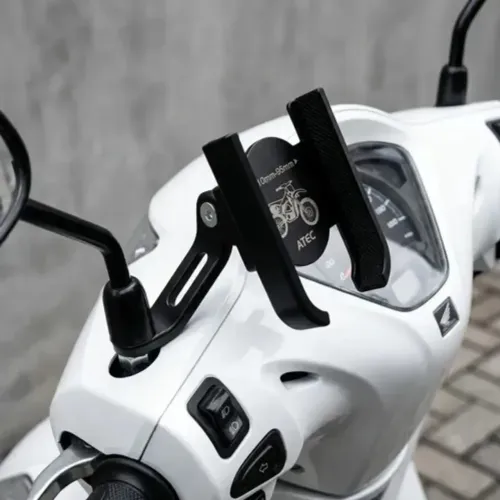 Suporte de Celular de Alumínio Reforçado para Moto e Scooter (Marca ADV)