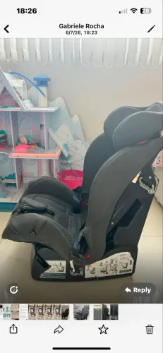 Vendo assento cadeirinha burigotto matrix evolution k cinza