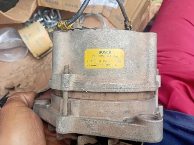 Motor de arranque e alternador caminhão Mercedes bosch