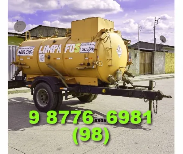 Limpa Fossa em Paço do Lumiar, São José de Ribamar e Raposa hoje pela manhã de sexta-feira