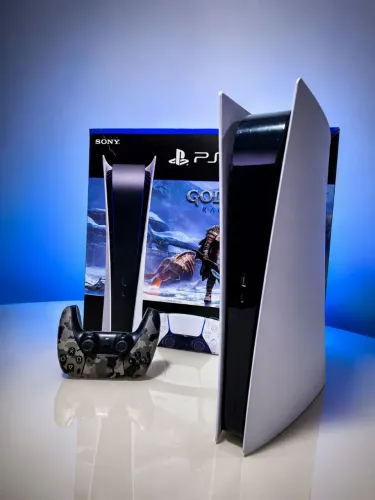 PlayStation 5 Fat Digital 1TB + Controle Camuflado + Caixa Original