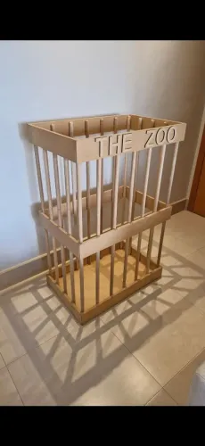Vendo Organizador de Bichos de Pelúcia - Estilo Zoo. Porta-brinquedos