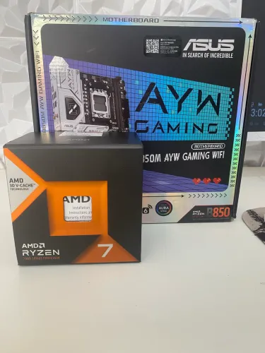 Ryzen 7 7800x3d + Placa Mãe B850 Asus aym Wifi