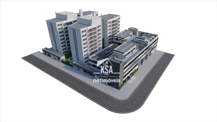 Apartamento de 2 quartos Gama c 59 m2 no Setor Leste Industrial
