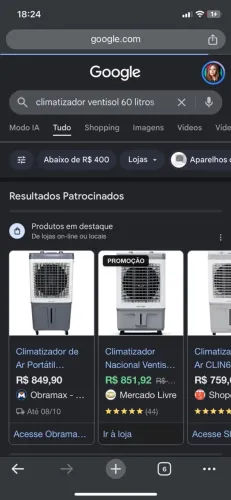 Vendo climatizador 60l por 300,00