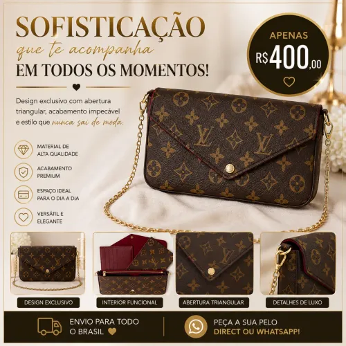 BOLSAS DE LUXO QUALQUER MODELO R$ 300