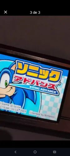 Sonic advance versão japonesa