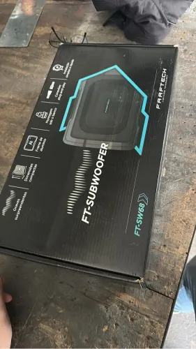 Subwoofer Slim amplificado Faaftech FT-SW68MB