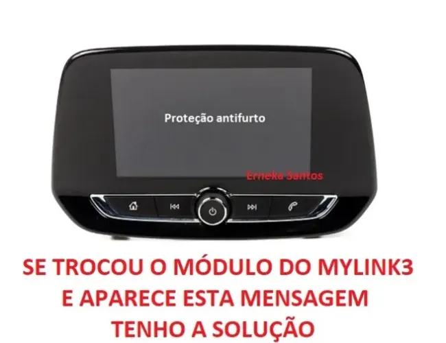 Mylink3 Mylink 3 Onix Tracker 2020 Á 2026 Trocou Módulo Com Mensagem Proteção Antifurto