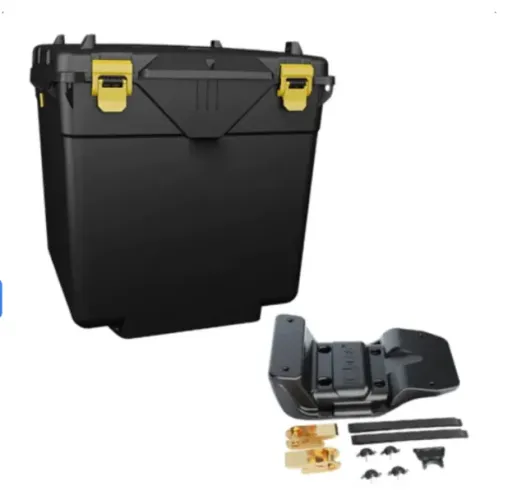 Caixa Baú 110 Litros Com Suporte Universal Motoboy Icbras