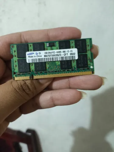 Memória RAM Notebook Samsung 2GB DDR2 PC2-6400S M470T5663QZ3-CF7