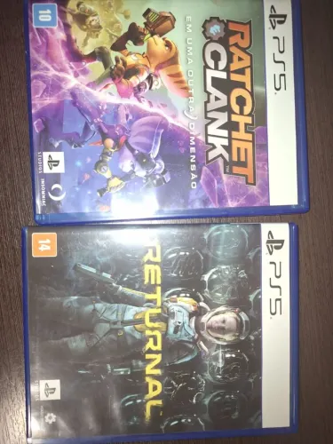 Ratchet Clank e Returnal ps5 midia fisica