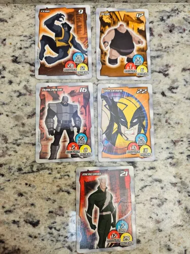Cards Wolverine e Xmen Elma Chips