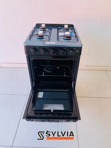 Fogão 4 bocas ideal POP preto