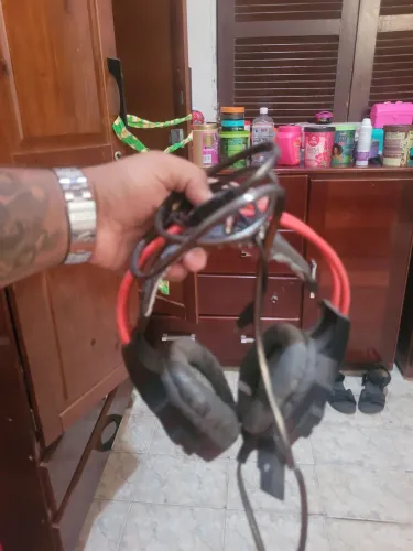 Fone Gamer Soldado tá e. SUJO MAIS FUNCIONAR