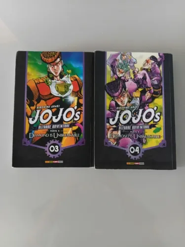 Mangá JoJo bizarre adventure Diamond is unbreakable volume 3 e 4 