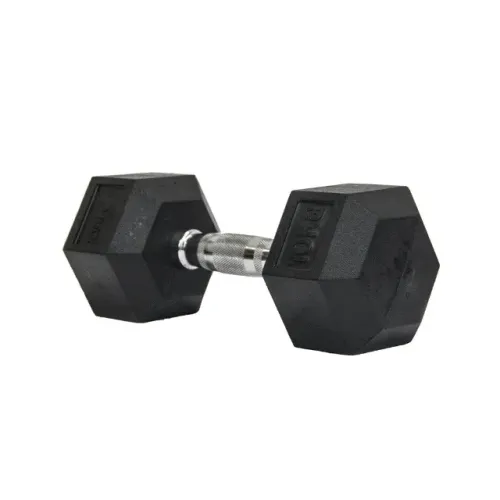 Halter de 10kg - Halter Sextavado-Musculação Peso artesanal - Unidade