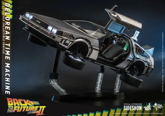 delorean hot toys escala 1/6 marty emmett