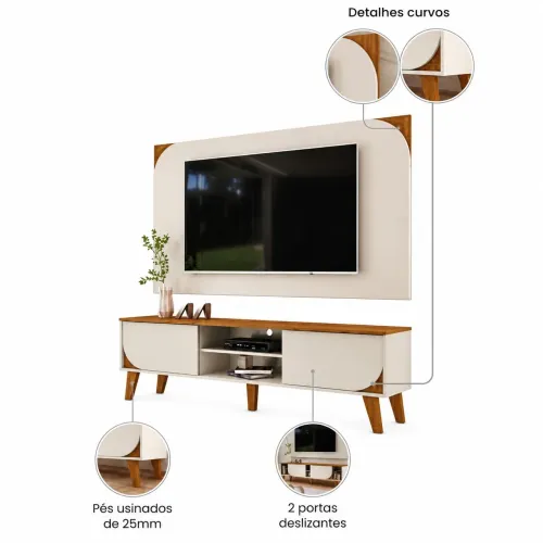 RACK COM PAINEL TV 65.