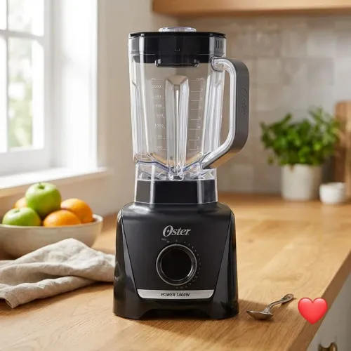 Liquidificador Oster Full 1400W 3,2L 15 Velocidades Preto 