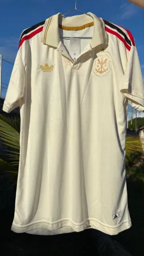 CAMISA BEGE POLO DO FLAMENGO