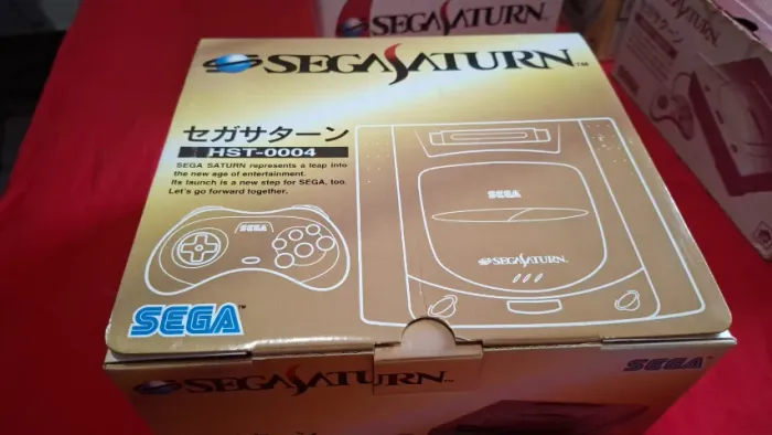 Sega Saturn HST-0004 CIB Caixa impecável !