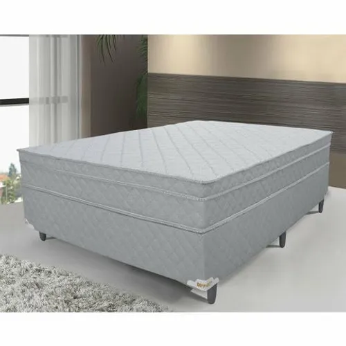 Cama box base e colchão 12 x R$ 118.00
