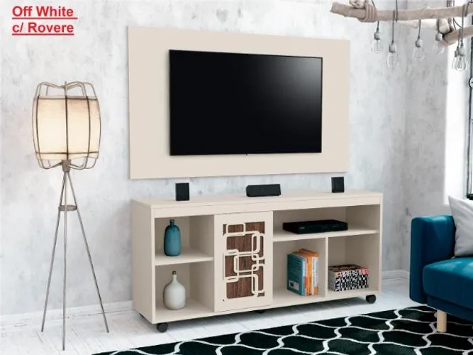 Conjunto Future rustico Painel + Rack / Frete e montagem grátis!
