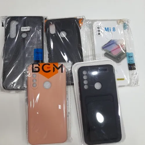Capa case Xiaomi Note 8 e Mi 8 Lite Emborrachada varias cores