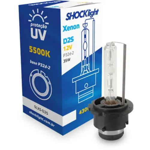 Lâmpada Farol Xenon D2S - 4300K 35W 12V - SLX4-D2S