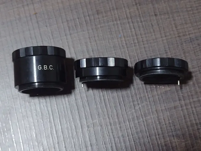 Anéis de extensão para macrofoto 