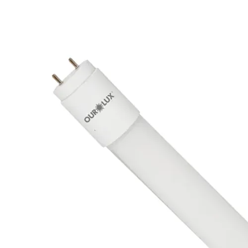 Lampada Tuboled Ourolux Vidro 09W Bivolt 6500k T8 60cm